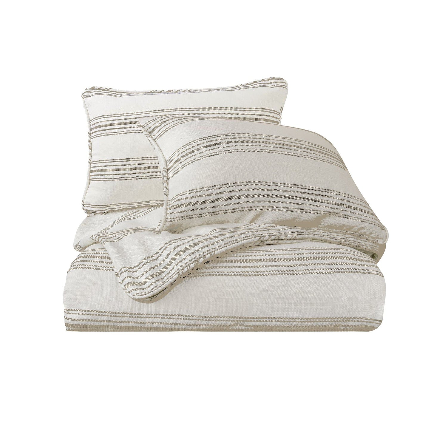 Prescott - Queen Comforter Set (Set of 3) - Taupe