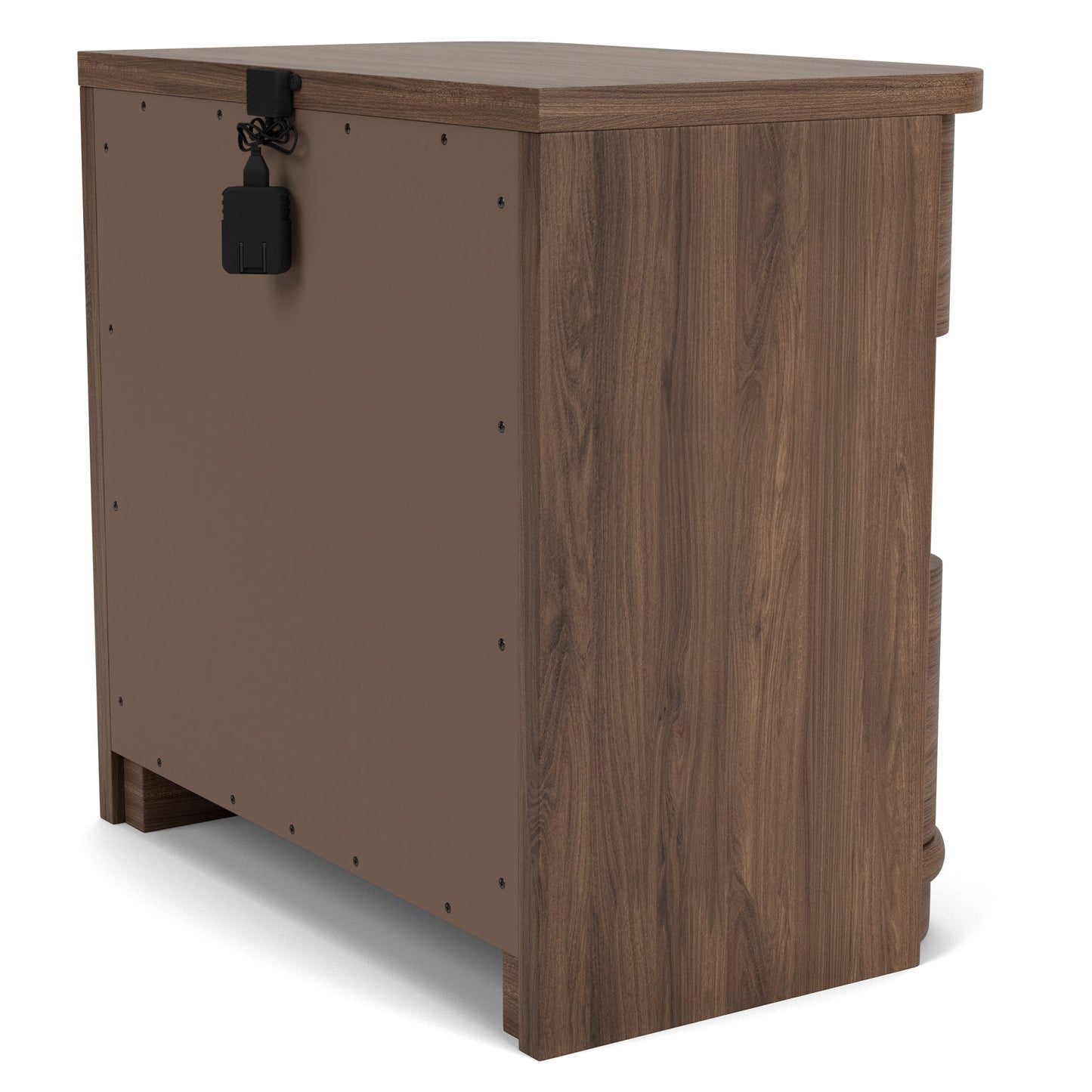Delia - 2 Drawer Nightstand - Nouveau Walnut