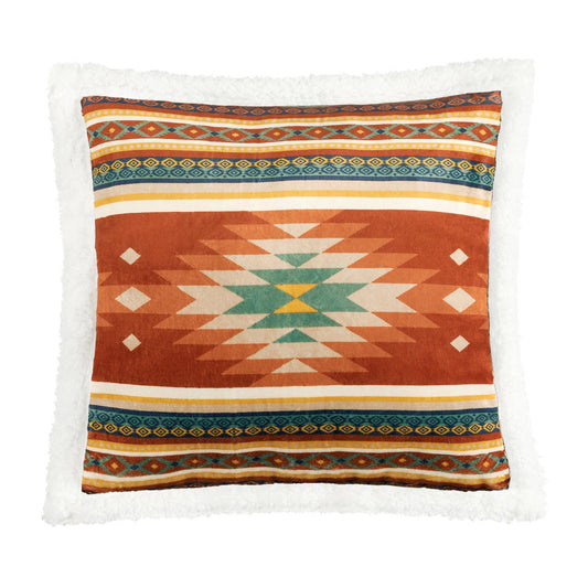 Campfire - Del Sol Campfire Sherpa Pillow - Multi Color