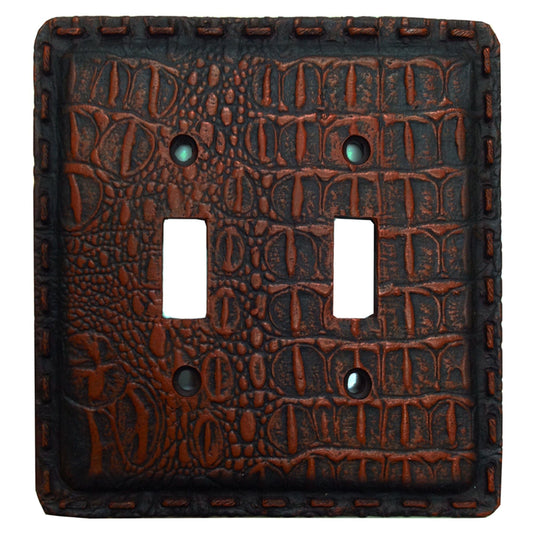 Resin Gator Switch Plate - 5" x 5" Resin Gator Double Wall Switch Plate - Multi