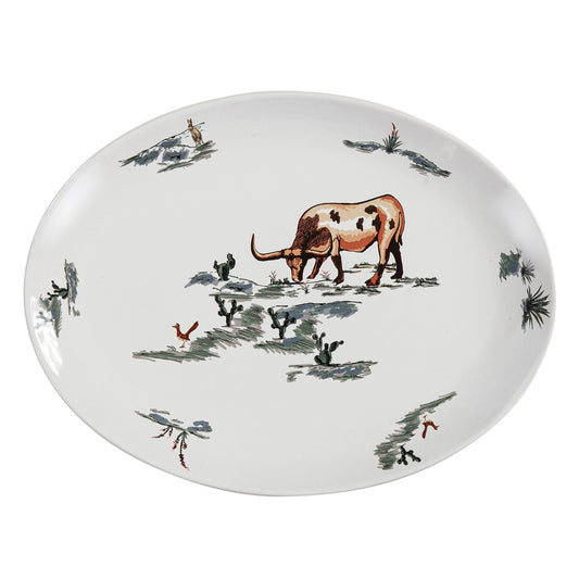Ranch Life - Ceramic Serving Platter (Set of 4) - Duffle Bag