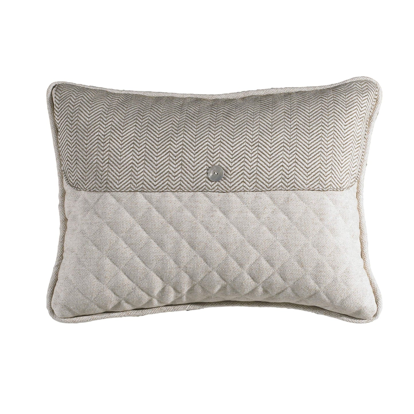 Fairfield - Envelope Pillow - Cream & Taupe