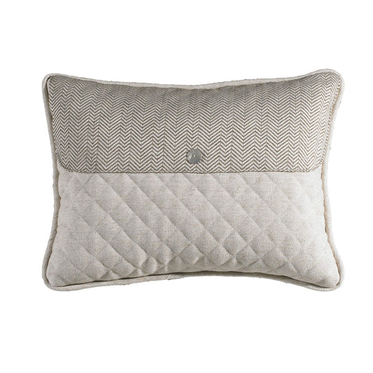 Fairfield - Envelope Pillow - Cream & Taupe