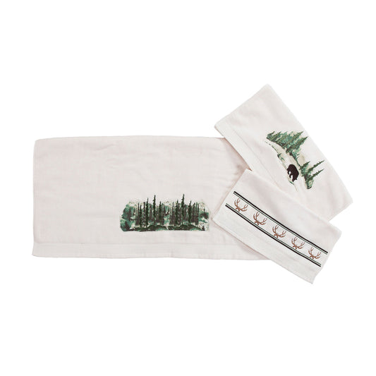 Joshua - Towel Set (Set of 3) - Cream