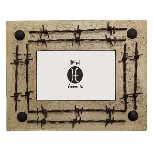 Barbwire - 4" x 6" Double Barbwire - Cream