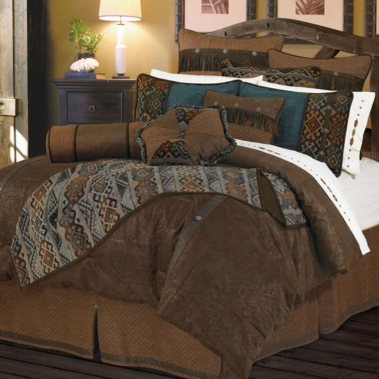 Del Rio - Twin Comforter Set (Set of 4) - Brown