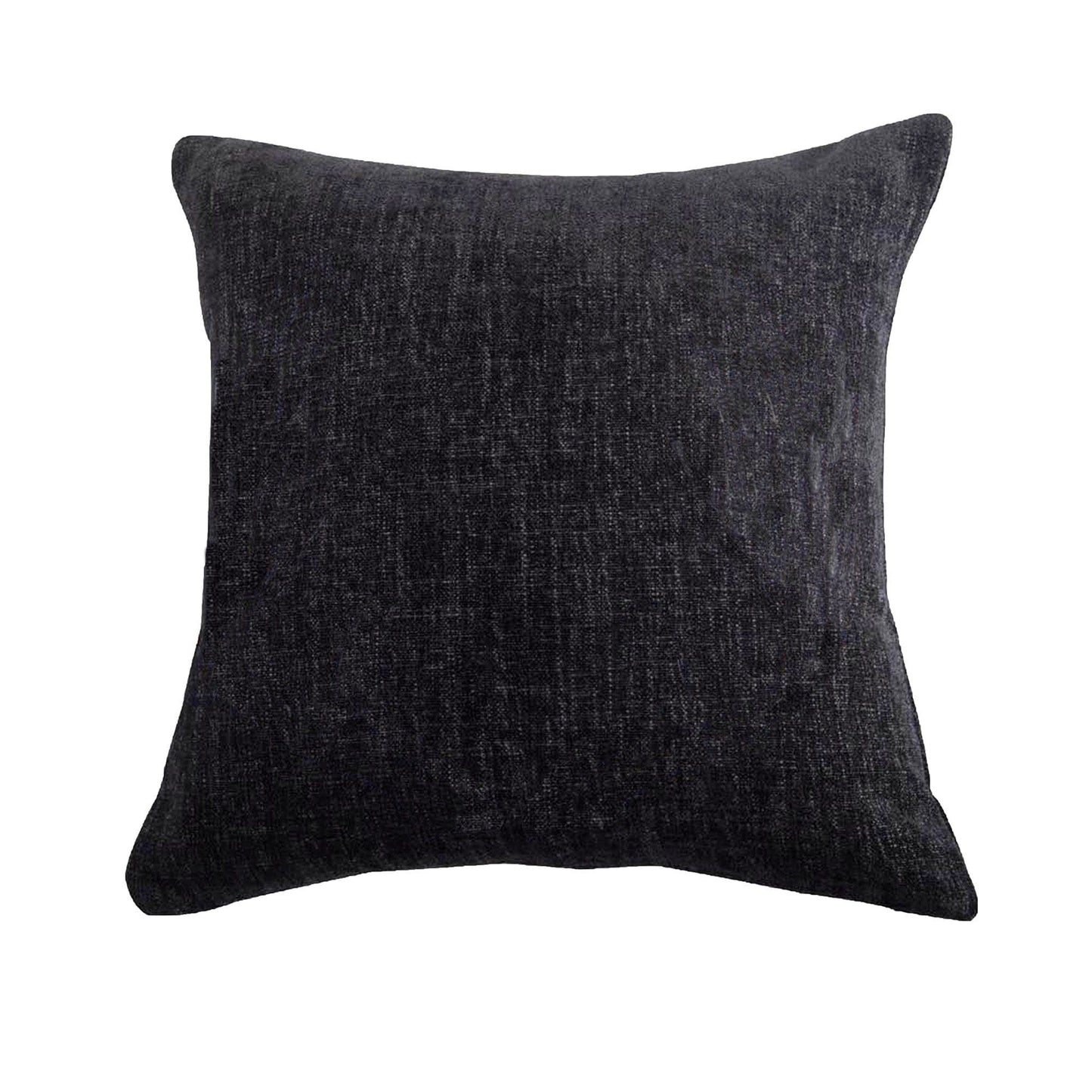 Hamilton - Chenille Embroidered White Antler Pillow - Gray