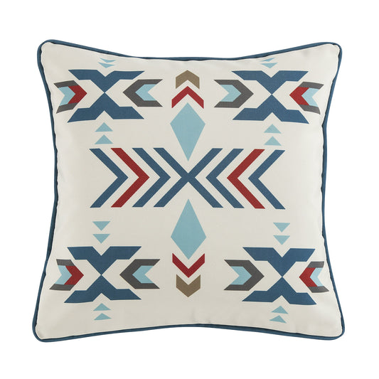 Spirit Valley - Indoor/Outdoor Pillow - Turquoise