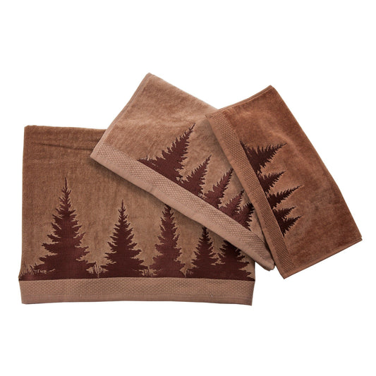 Clearwater Pines - Towel Set (Set of 3) - Mocha