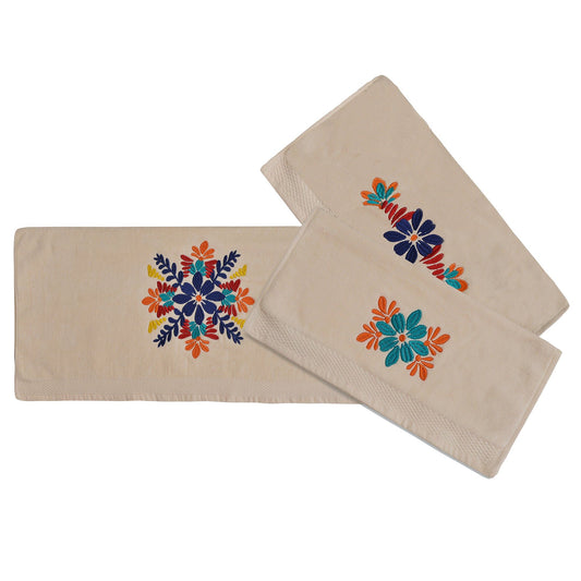 Bonita - Towel Set (Set of 3) - Natural