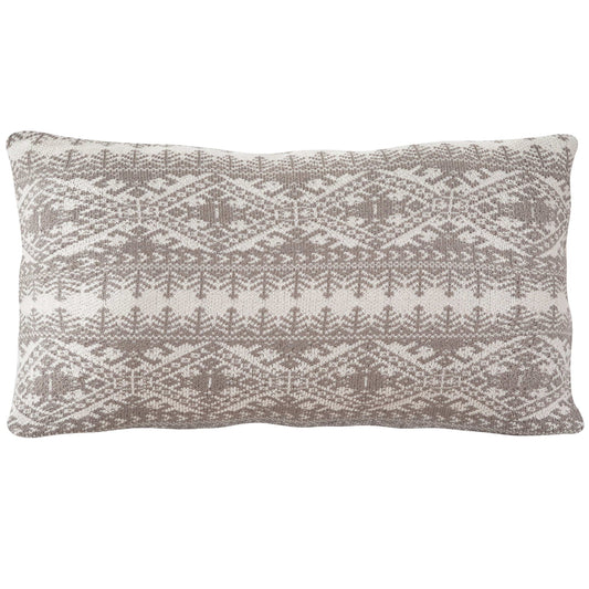 Fair Isle - Knit Body Pillow - Taupe