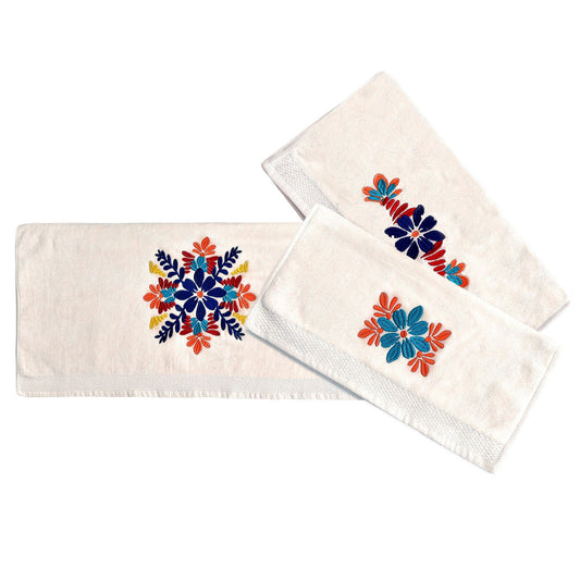 Bonita - Towel Set (Set of 3) - Cream