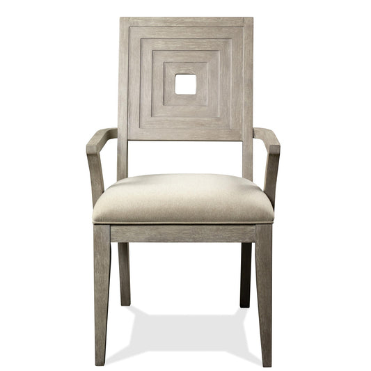 Cascade - Upholstered Wood Back Arm Chair (Set of 2)
