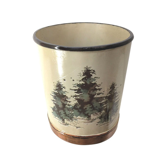 Joshua - Snow Wastebasket - Cream