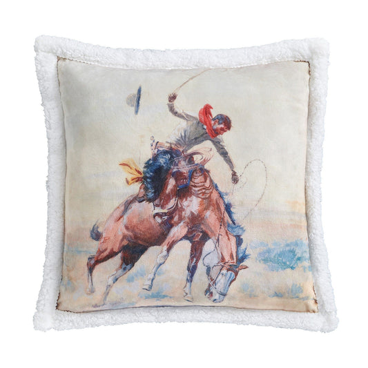 Campfire - Buster Campfire Sherpa Pillow - Multi Color