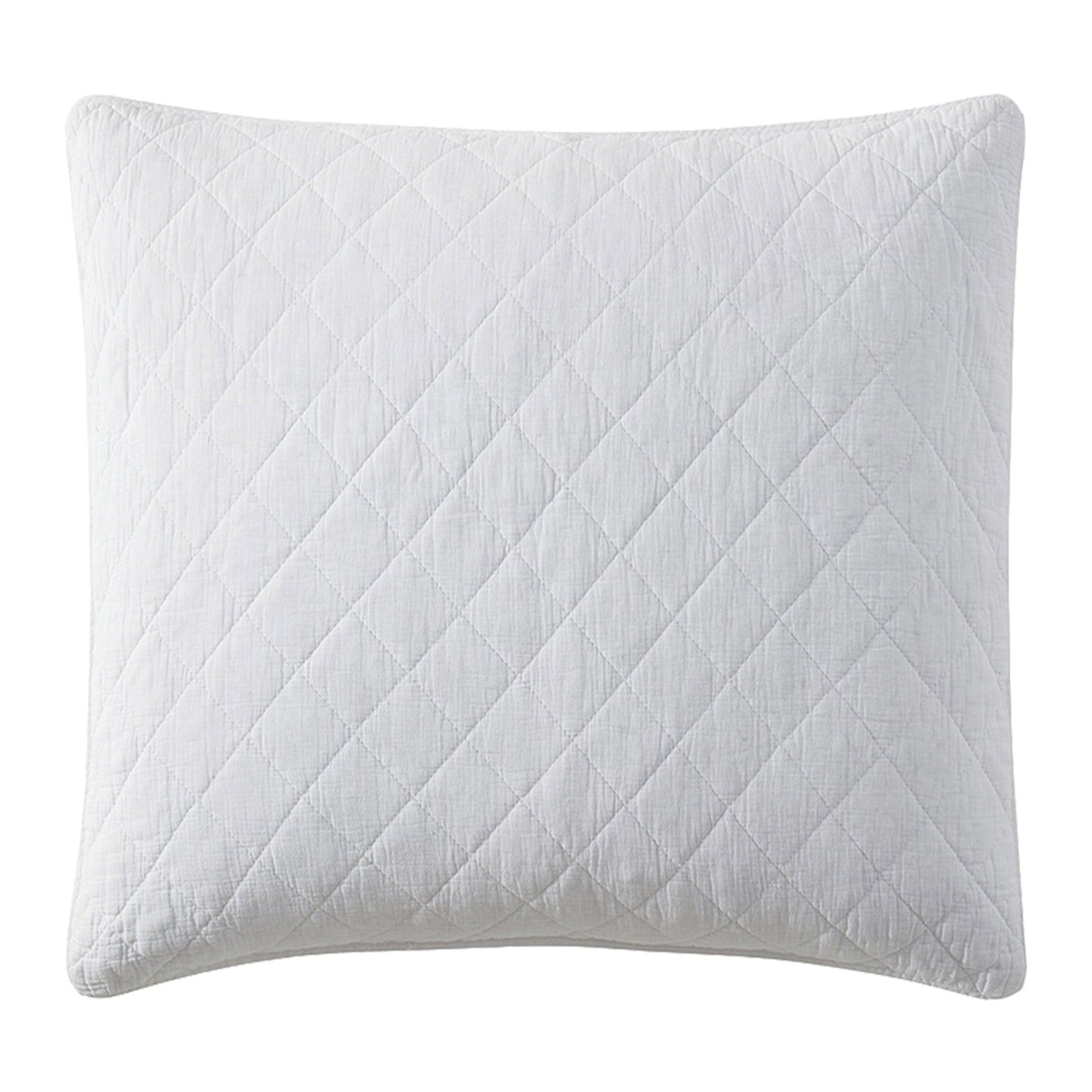 Cotton Gauze - Stonewashed Euro Sham - Vintage White