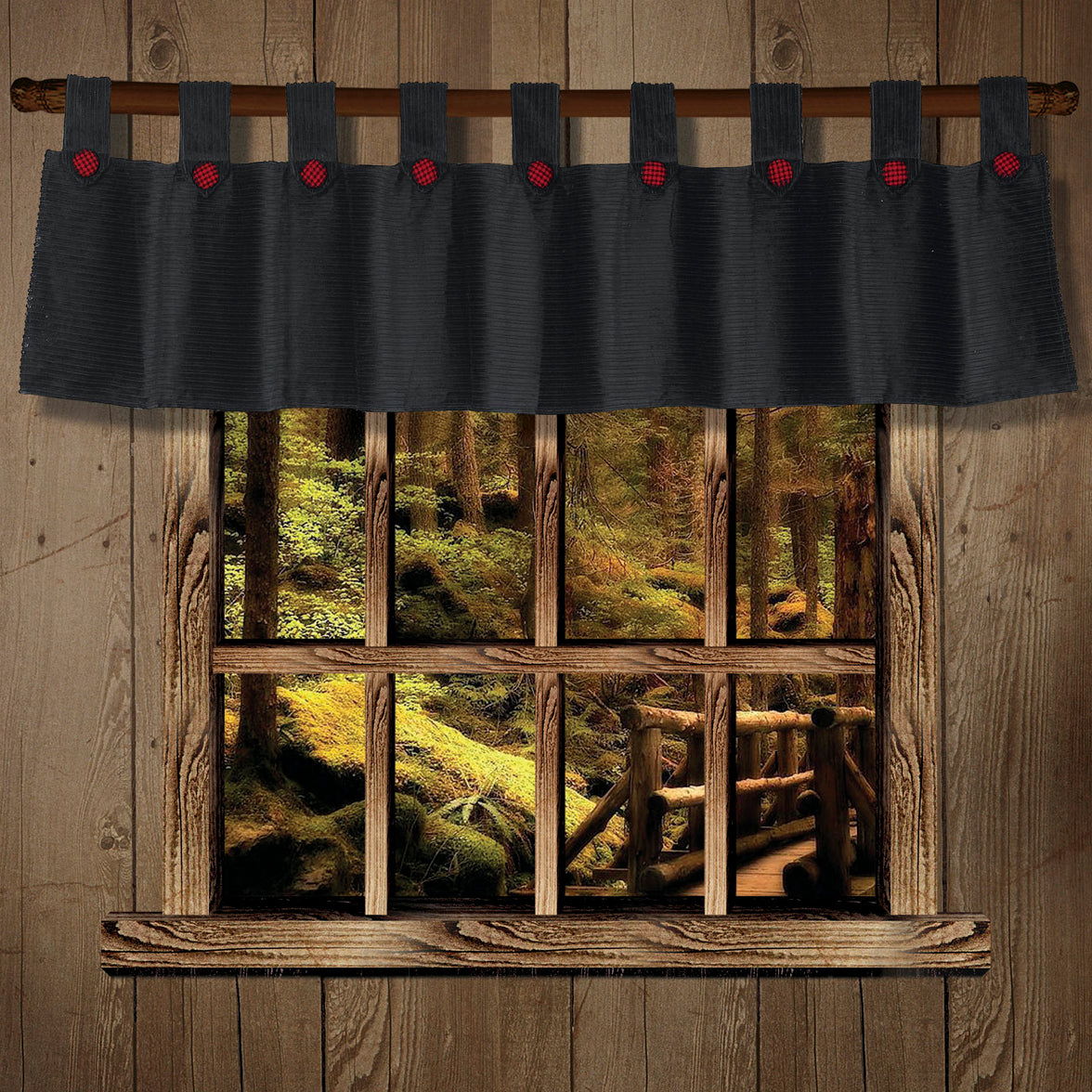 Dakota - Valance - Black