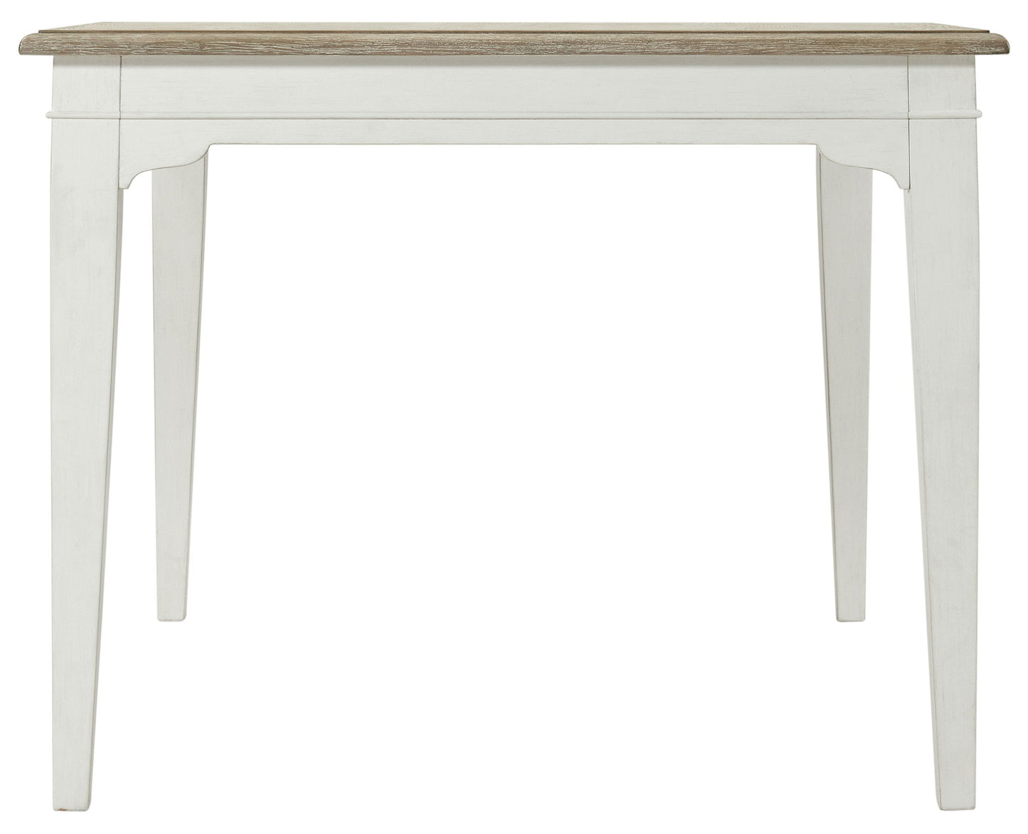 Myra - Rectangular Leg Dining Table - Natural / Paperwhite
