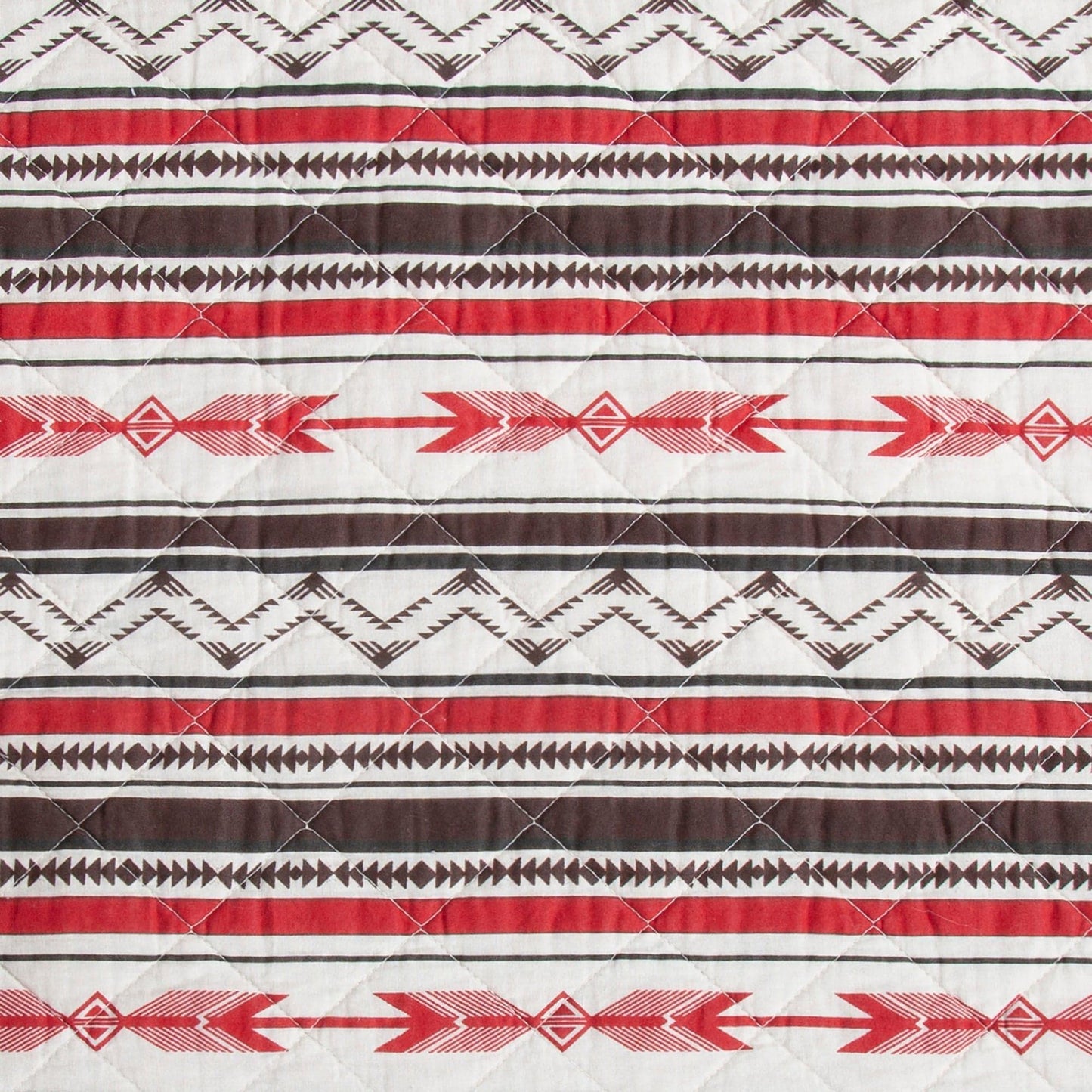 Cortez - Full/Queen Reversible Quilt Set (Set of 3) - Tan
