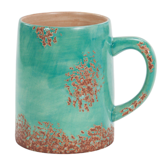 Patina - Turquoise Mug Set (Set of 4) - Turquoise