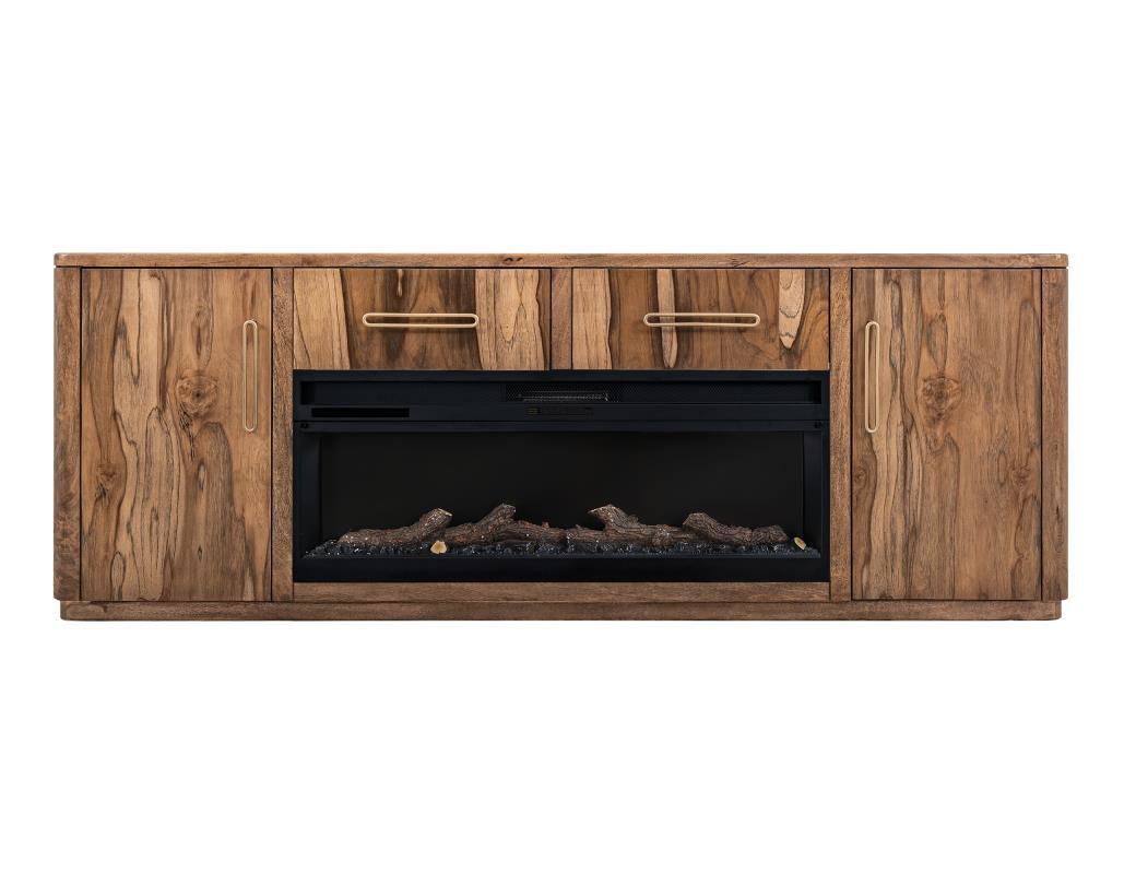 Balam - 2 Drawer & 2 Door Electric Fireplace