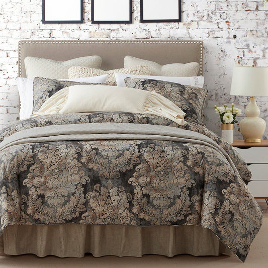 Victoria - Queen Washed Linen Duvet Cover Set (Set of 3) - Multi Color