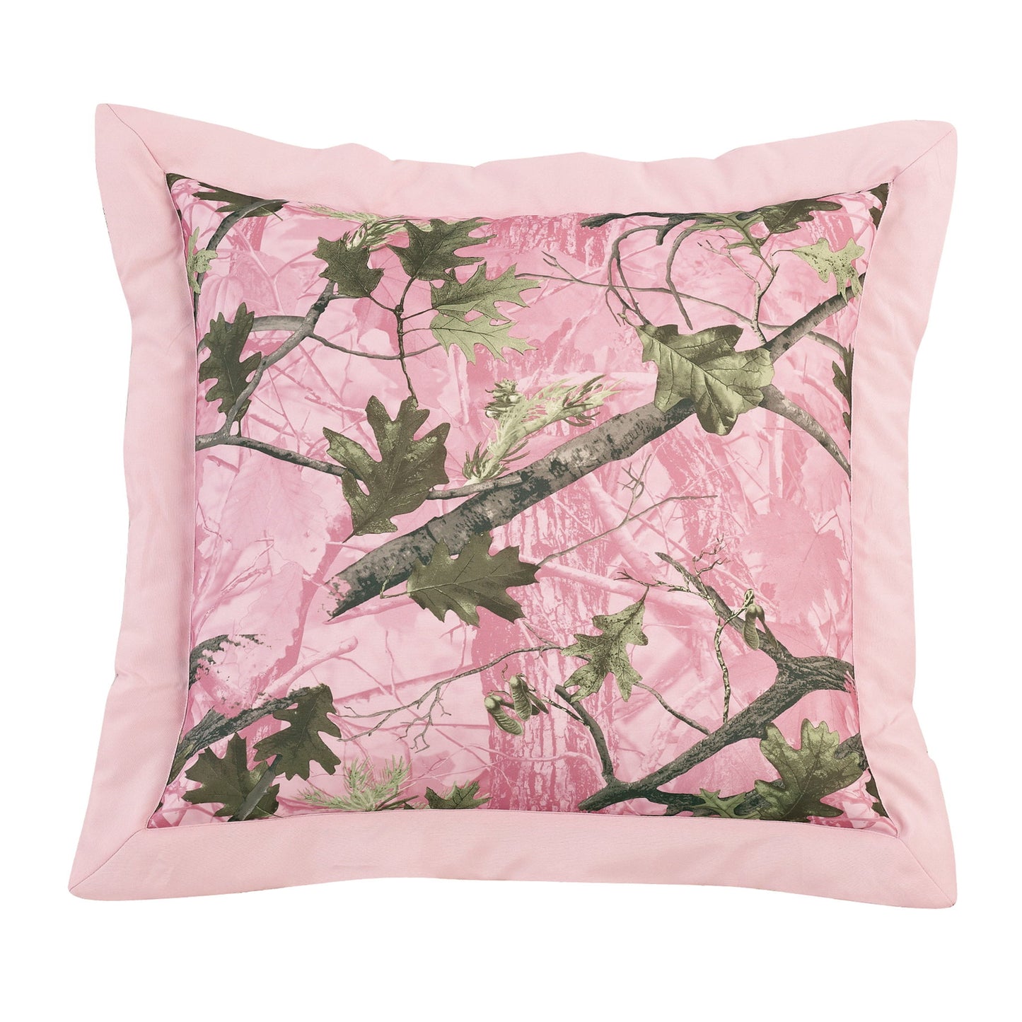Camo - Euro Sham - Pink / Green