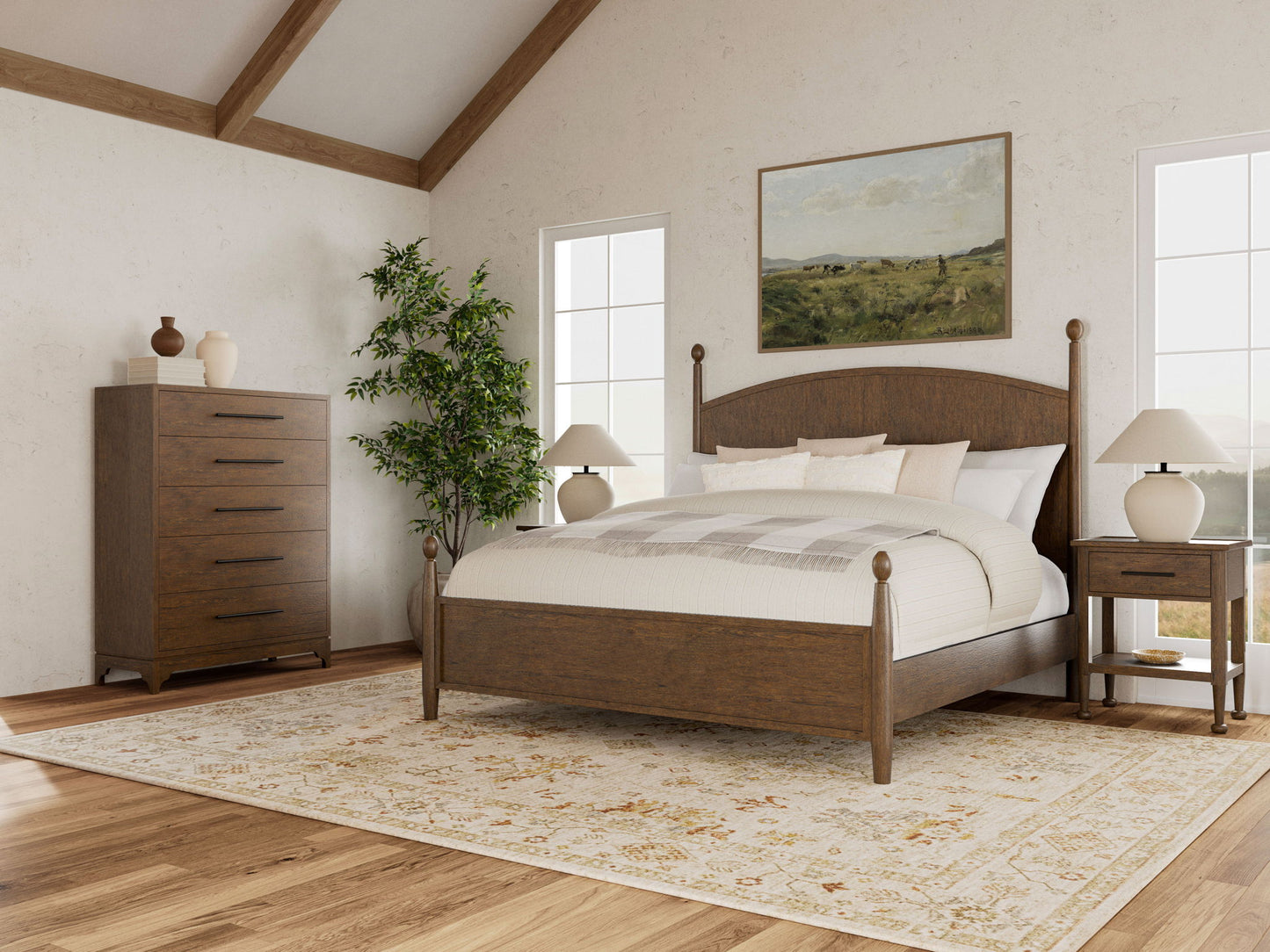 Calhoun - 5-Drawer Chest - Whiskey Oak