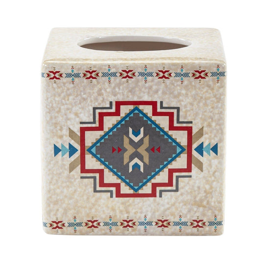 Spirit Valley - Ceramic Tissue Box Cover - Multi Color