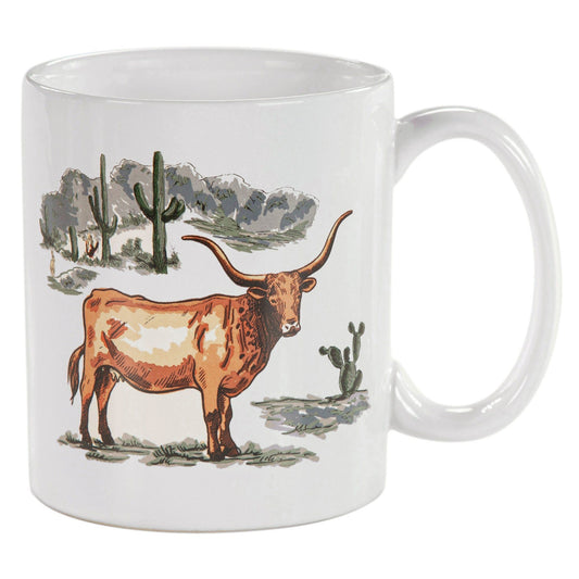 Ranch Life - Longhorn Mug (Set of 4) - Duffle Bag