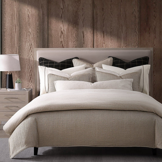 Chenille Herringbone - Queen Comforter Set (Set of 3) - Sand