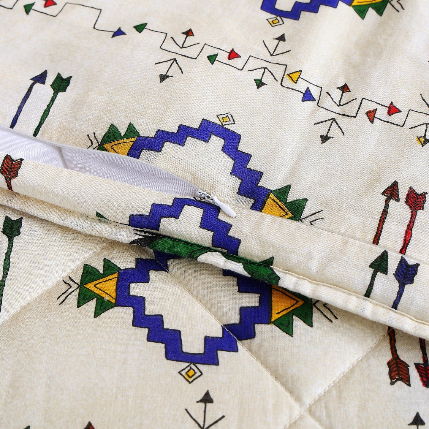 Wild Horses - Twin Reversible Quilt Set (Set of 2) - Multi Color