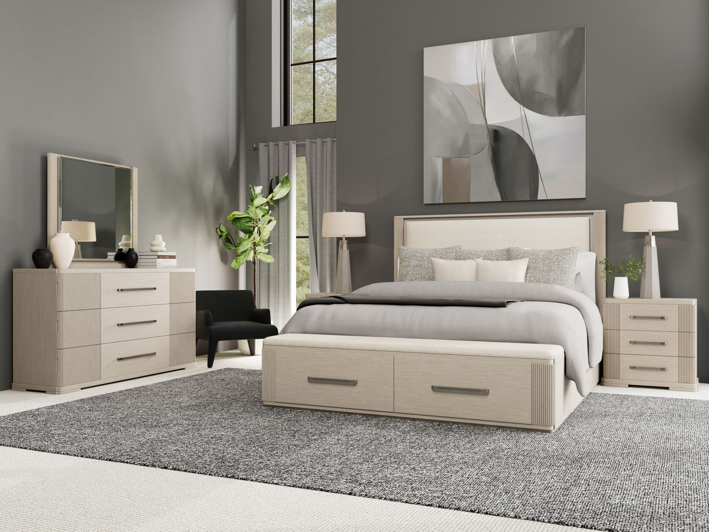 Alexis - 9-Drawer Dresser - Latte Essence