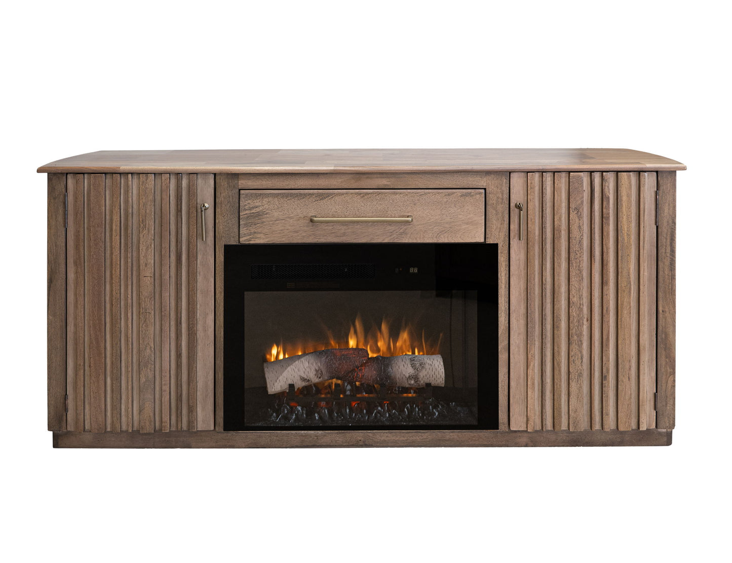 Mezquite - 1 Drawer & 2 Door TV Stand For Fire Place