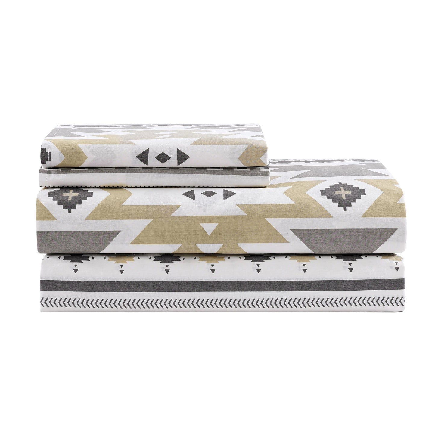 Desert Sage - Full 200TC Cotton Sheet Set (Set of 4) - Multi Color