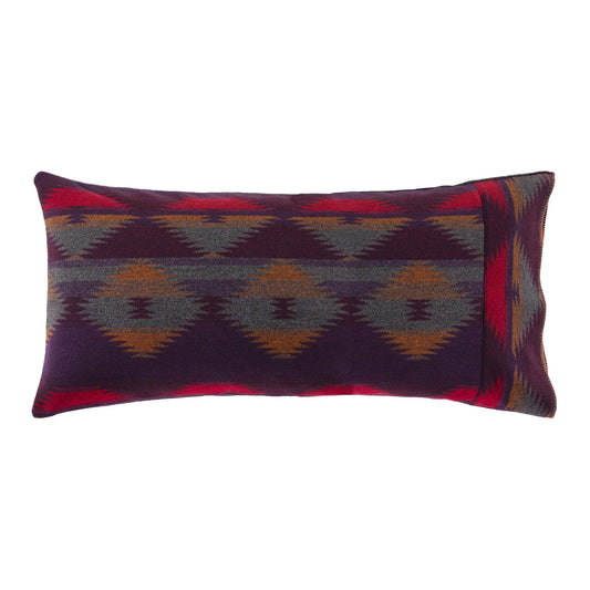 Gila - 20" x 30" Wool Blend Self Cuff Pillowcase - Multi Color