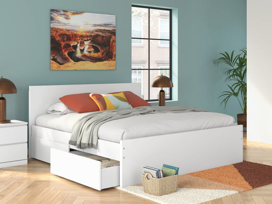 Ashley Express - Onita King Panel Platform Bed with Storage