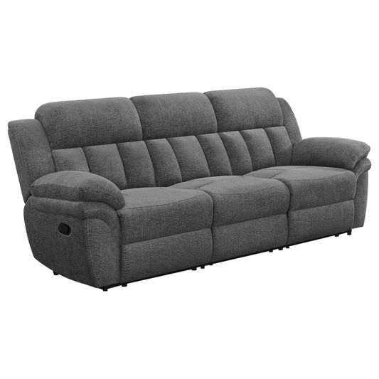 Bahrain Upholstered Motion Sofa Charcoal