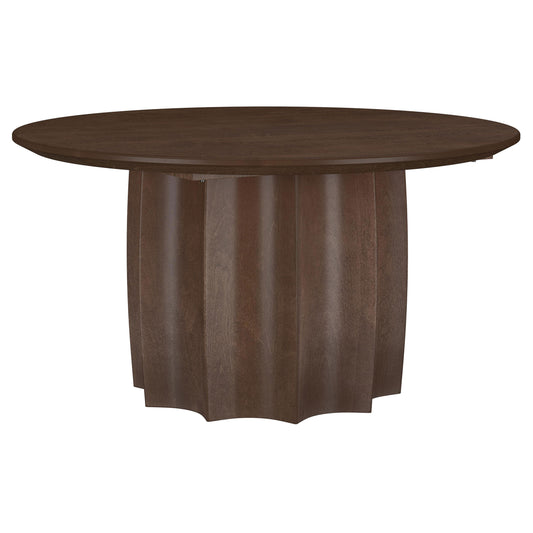 Cayenne Solid Mango Wood Cocktail Coffee Table Walnut