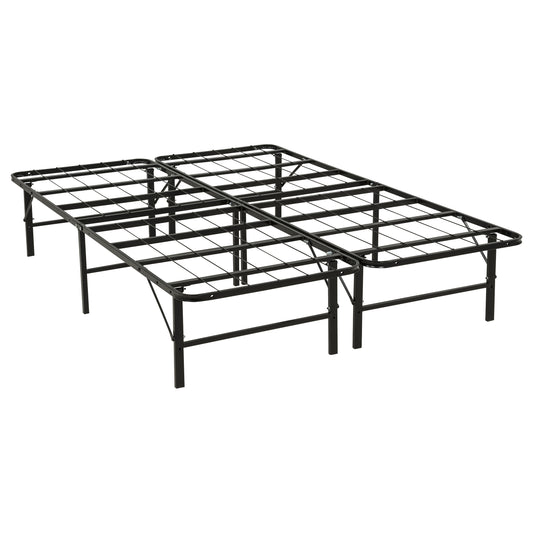 Kramer Full Folding Metal Platform Bed Frame Black