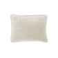 Stonewashed Cotton Velvet - Boudoir Pillow - Vintage White