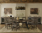 Loft - Buffet With 3 Drawer / 2 Doors - Two Tone Gray / Brown