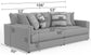 Trevor - 2 Piece Extra Deep Oversized Sofa