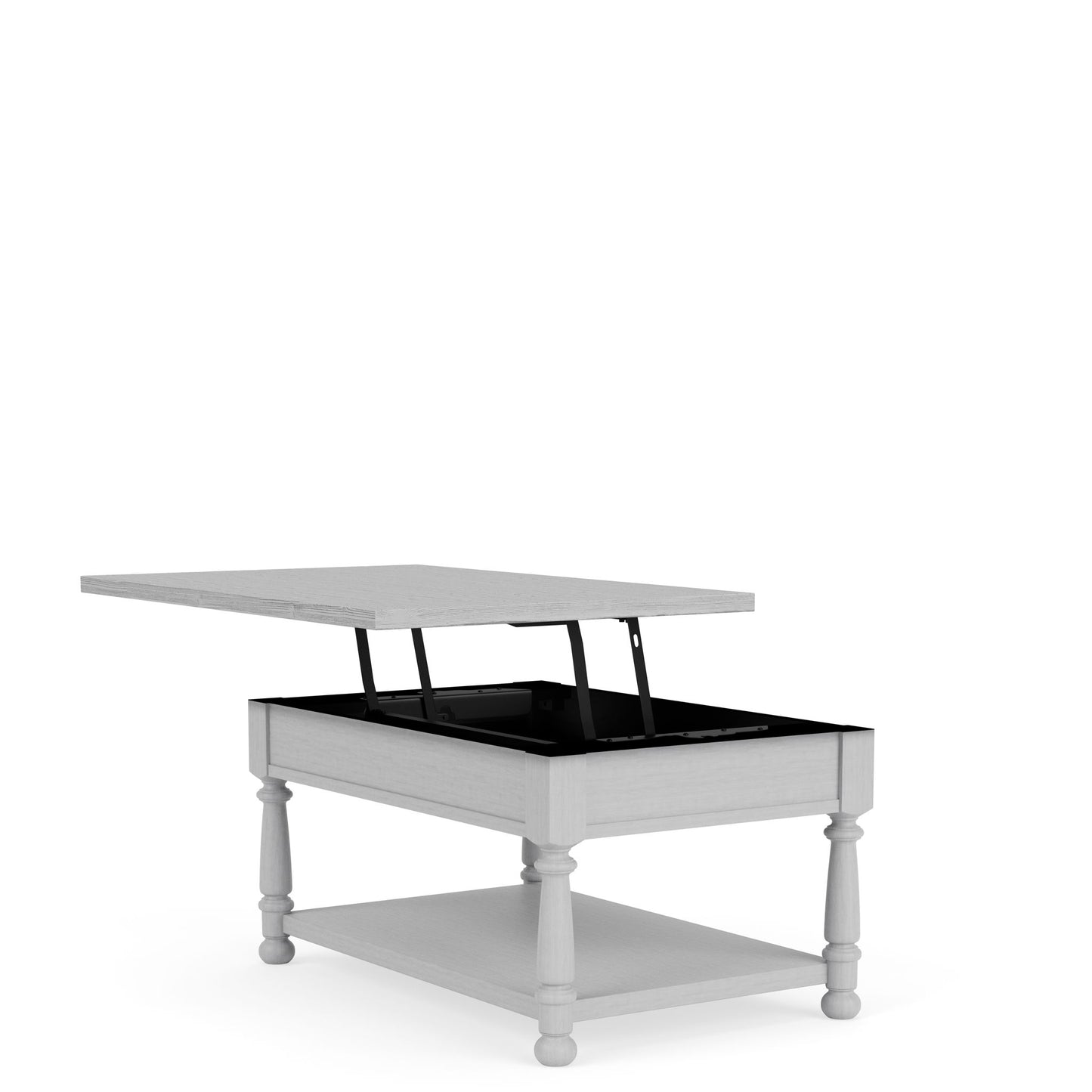 Winston - Lift Top Cocktail Table - Aged Cotton