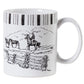 Ranch Life - Horse Mug (Set of 4) - Black / White