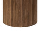 Sahara - End Table - Light Cream / Brown Caramel