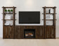 Balam - Wall Unit With Electric Fireplace Insert