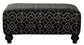 Cumberland - Cocktail Ottoman - Onyx