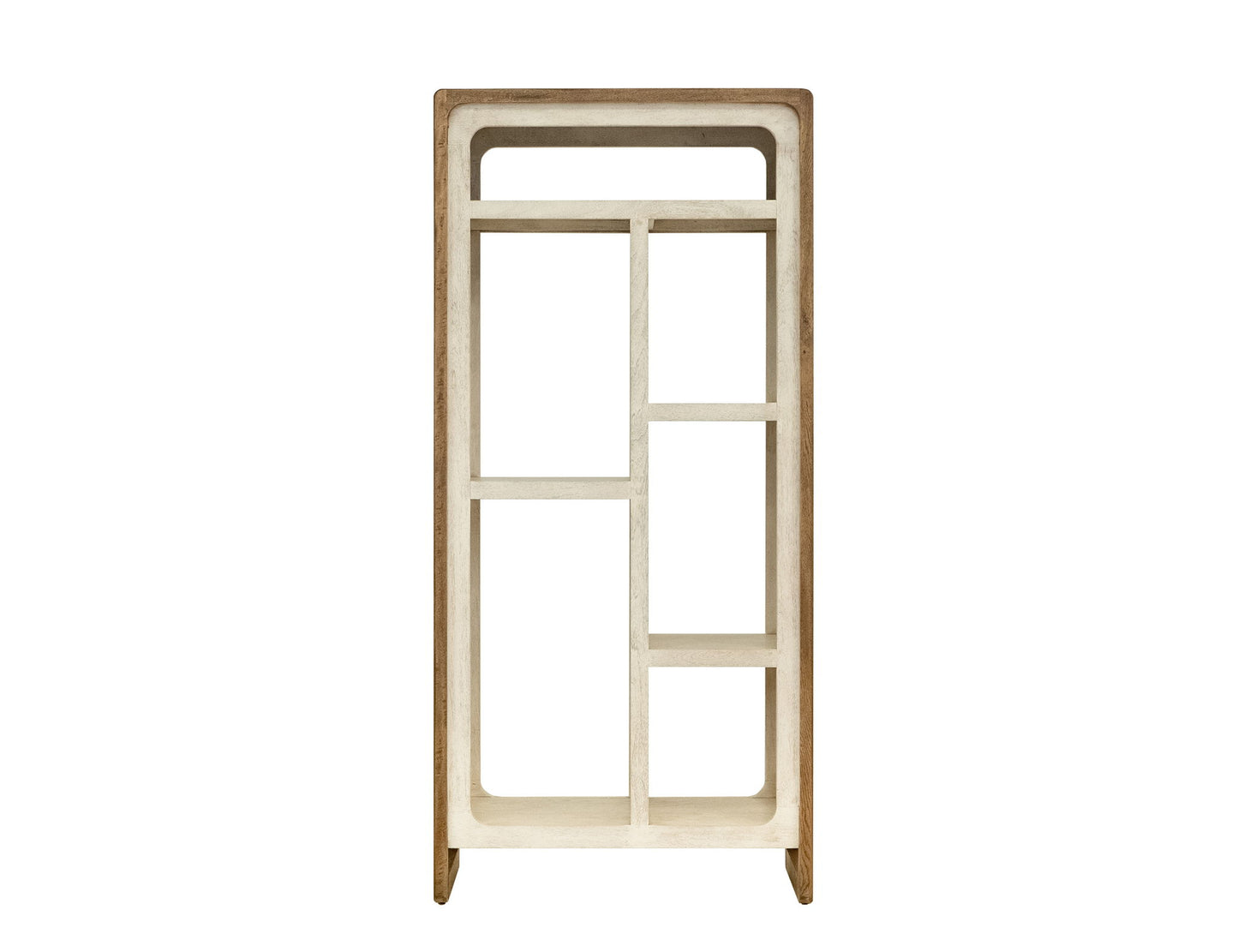 Evoke - Bookcase - Ivory / Brown