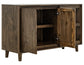 Savia - 2 Door Wood TV Stand - Brown